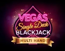 Multi Hand Vegas Single Deck Blackjack